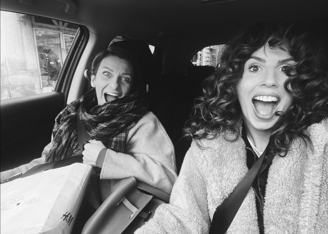 Nadine s mamom Belmom